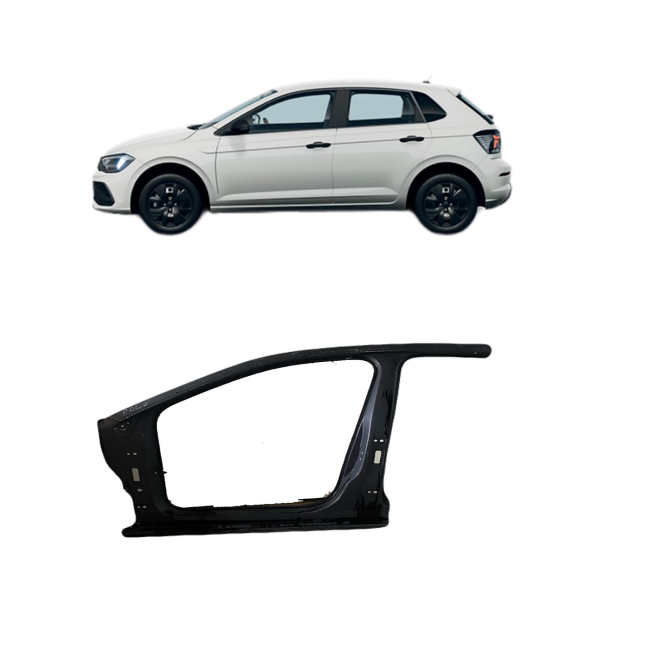 Retalho Dianteiro Esquerdo Polo Track 2023/2025