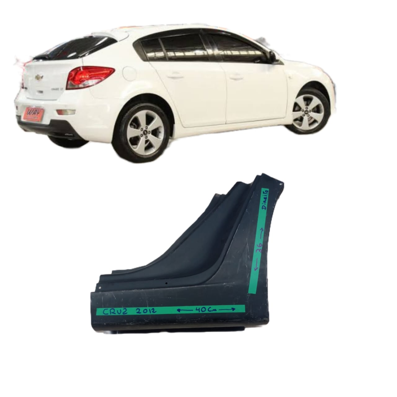 Soleira Retalho Cruze 2012 L.D