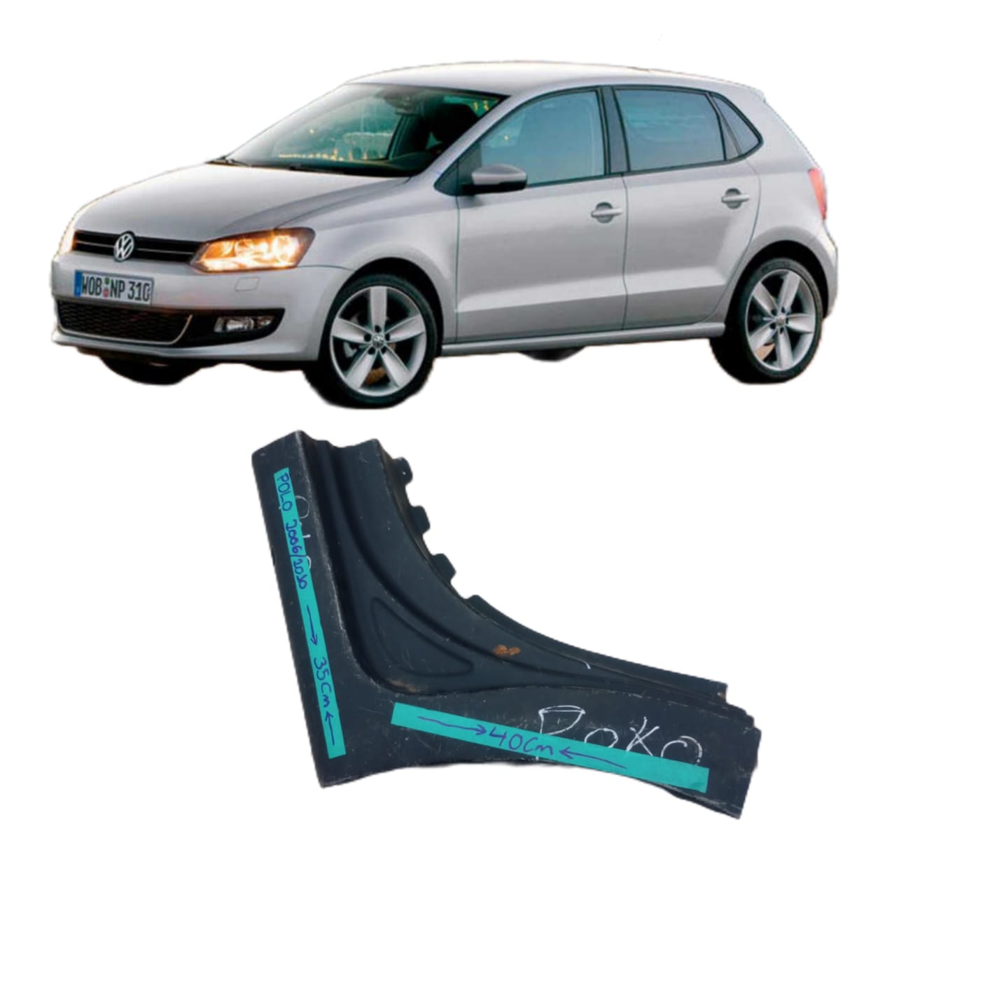 Retalho Botinha Lado Esquerdo Polo 2006/10