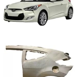 Lateral Hyundai Veloster 2012 a 2017 Esquerda Cinza