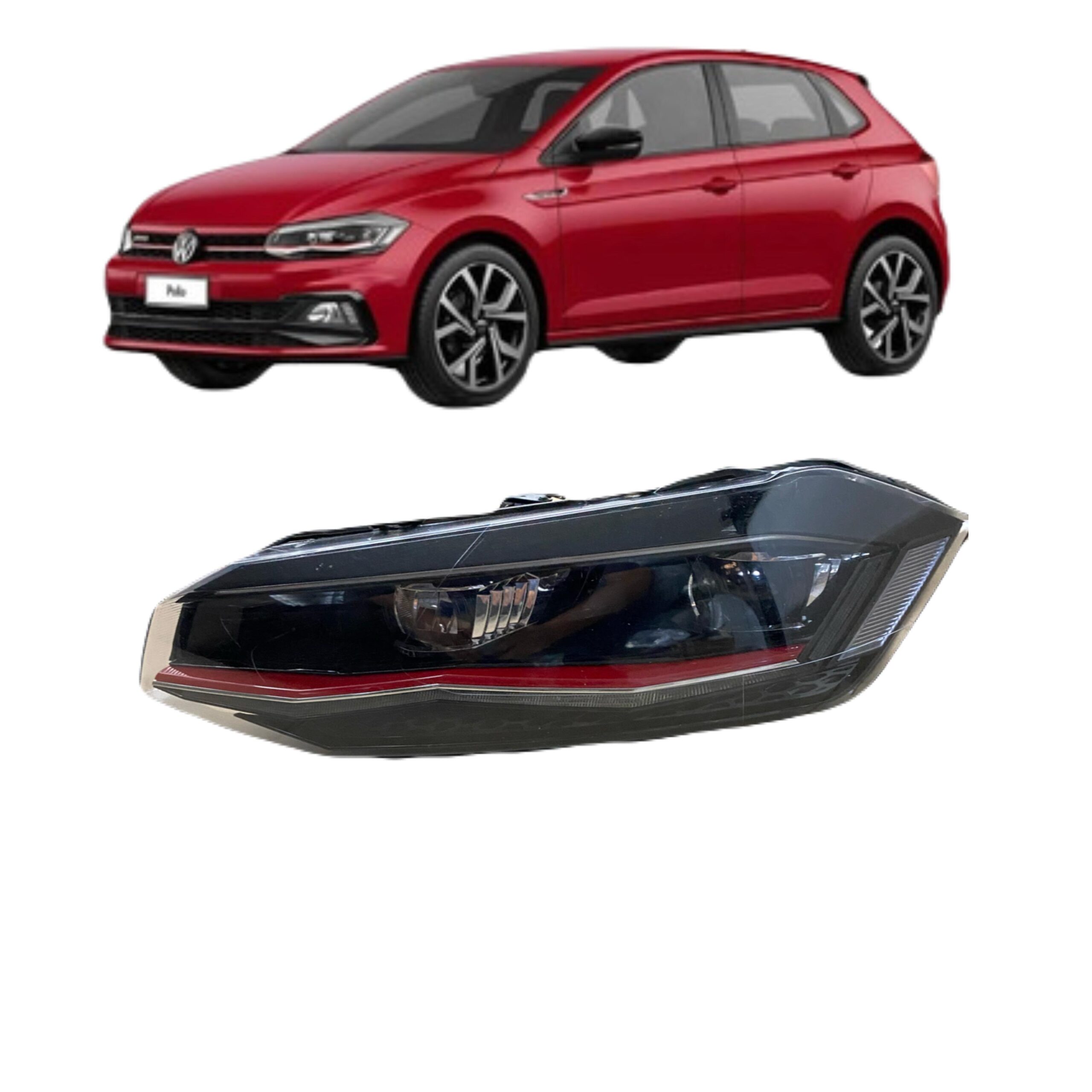 Farol Volkswagen Polo Virtus Gts 20/22 Esquerdo 2g1941035k