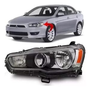 Farol Mitsubshi Lancer 2011 a 2019 Esquerdo