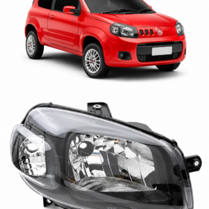 Farol Uno Mascara Negra 2012 a 2014 Lado Direito NOVO ORIGINAL 51897842