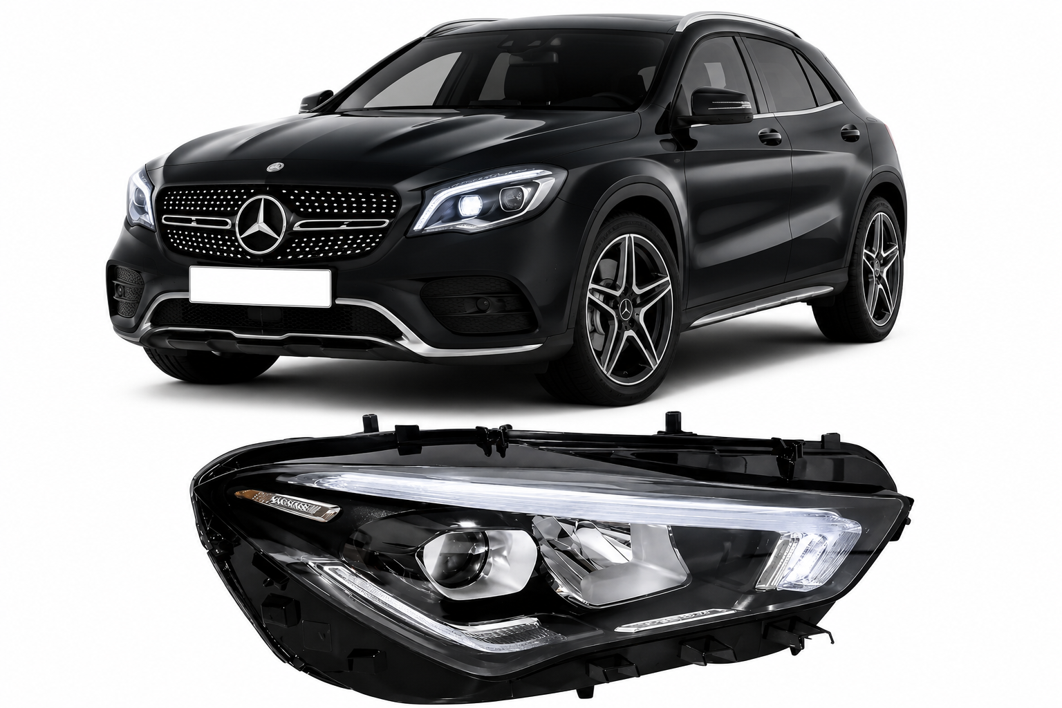 Farol Mercedes Cla 250 2021 a 2023 Lado Direito USADO ORIGINAL A1189068400