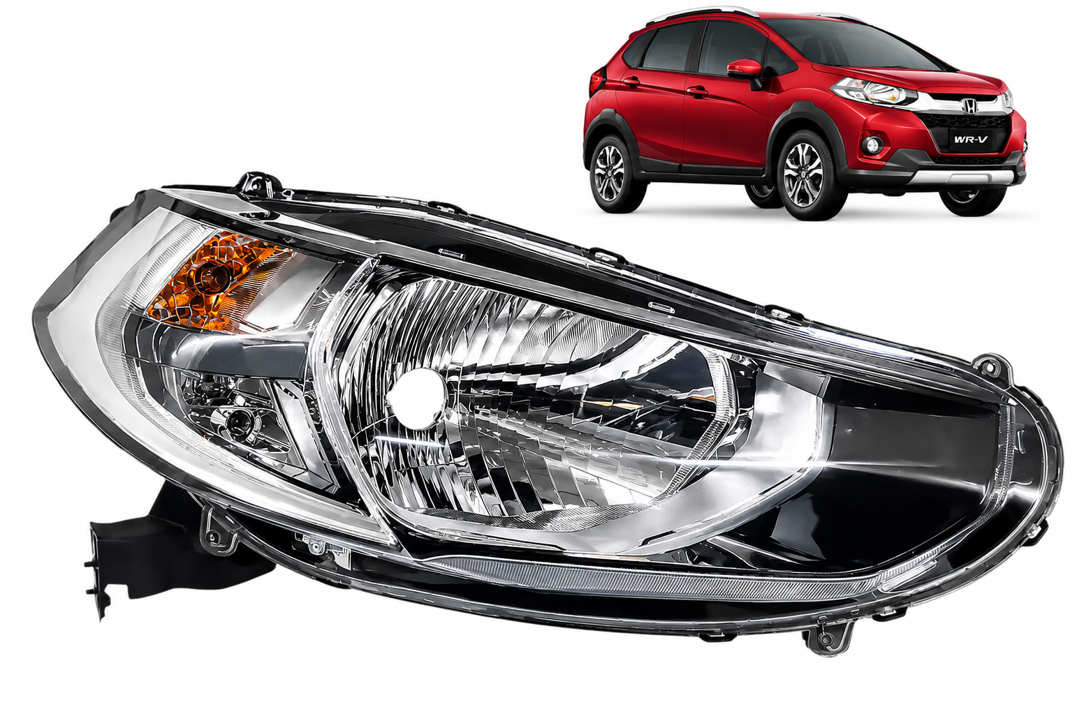 FAROL HONDA WRV SEM LED 2018 A 2020 LADO DIREITO 33100TRYM02 NOVO ORIGINAL