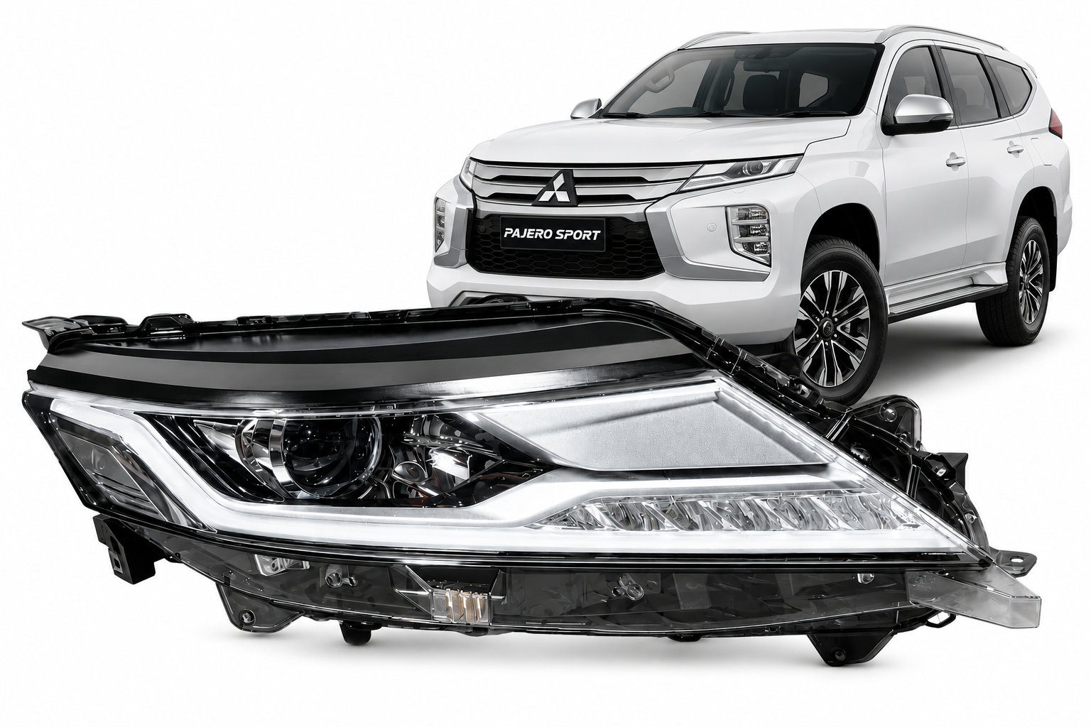 Farol Pajero Sport 2021 Lado Direito 26010W570P NOVO ORIGINAL