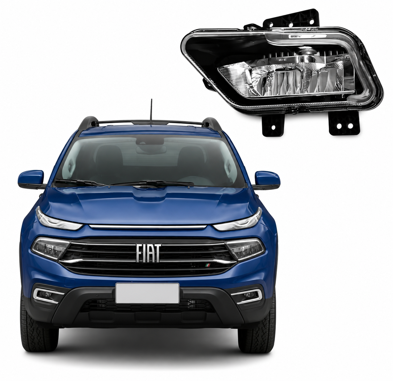 Farol De Neblina Led Esquerdo Fiat Toro Freedom 2022 NOVO ORIGINAL 52144110